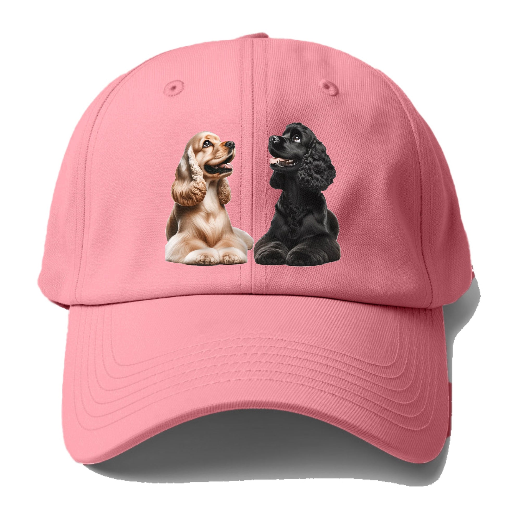 golden and black cocker spaniels Hat