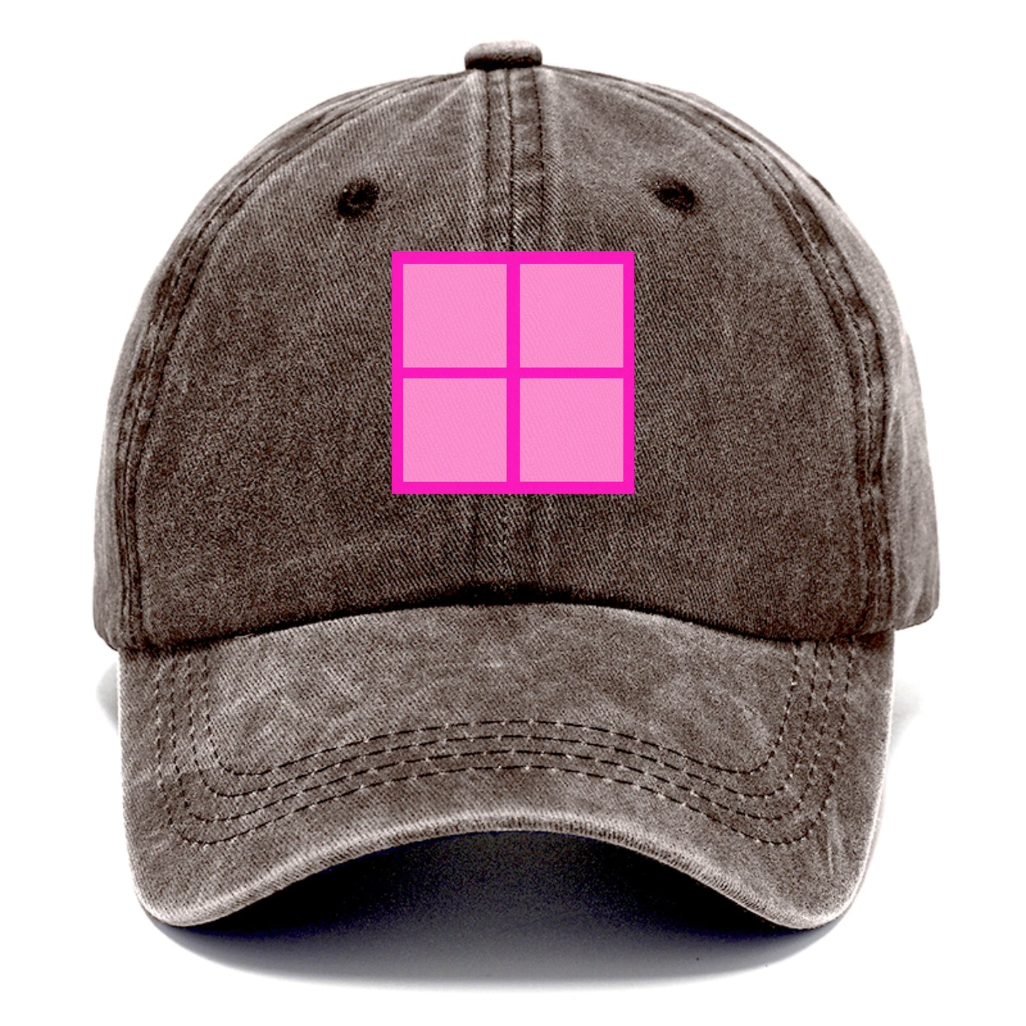 Retro 80s Tetris Blocks Pink Hat