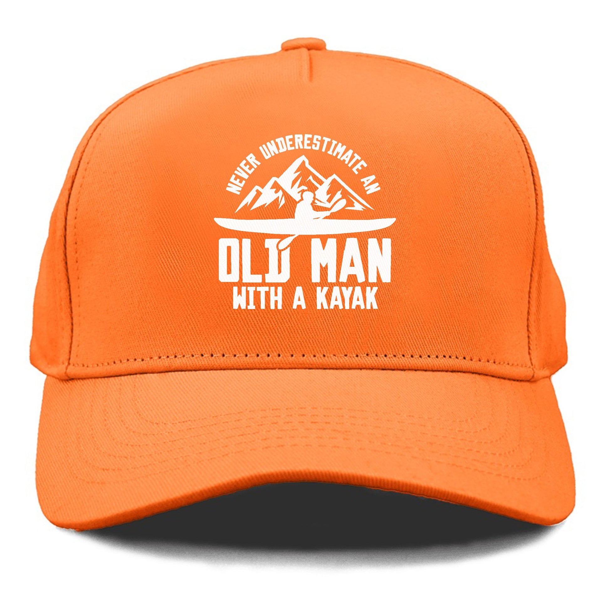 never underestimate an old man with a kayak! Hat