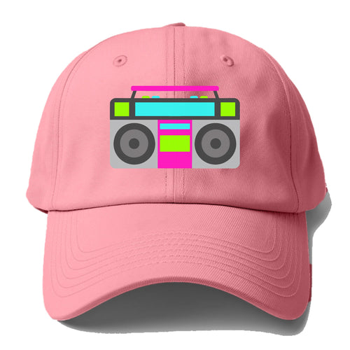 Retro 80s Boombox Baseball Cap For Big Heads