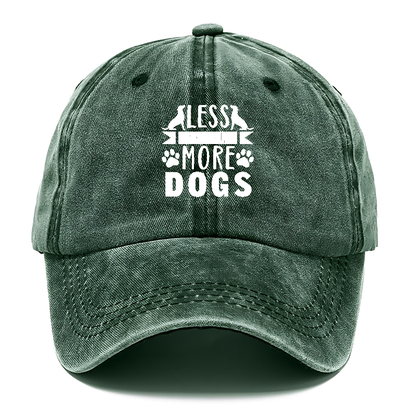 Less people more dogs Hat