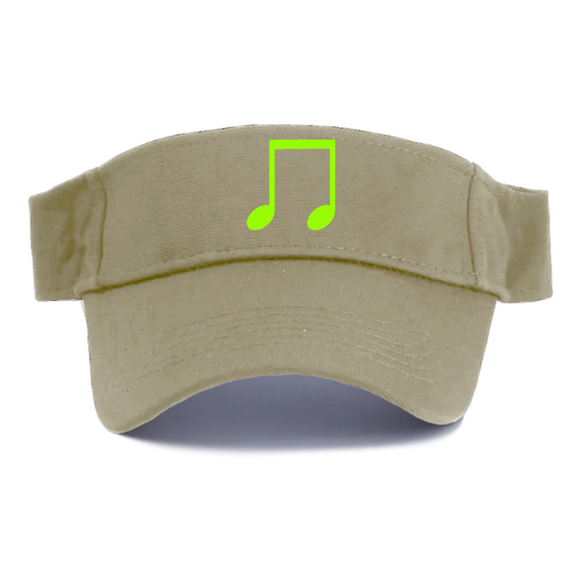 Retro 80s Music Note Green Hat