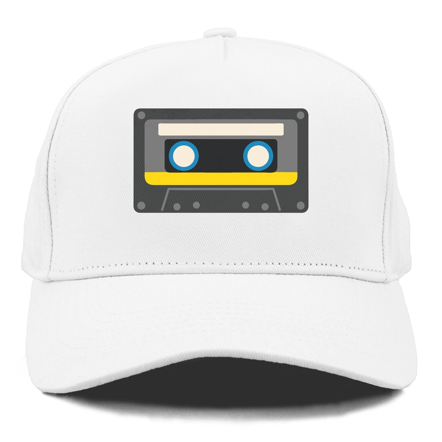 Retro 80s Cassette Black Hat