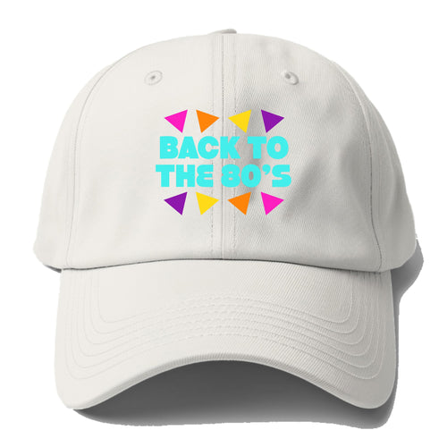 Retro 80s Back To The 80s Baseball Cap For Big Heads