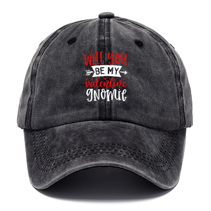 Will you be my valentine gnomie Hat