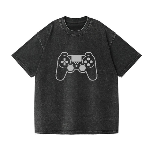 Game Controler Outline Vintage T-shirt