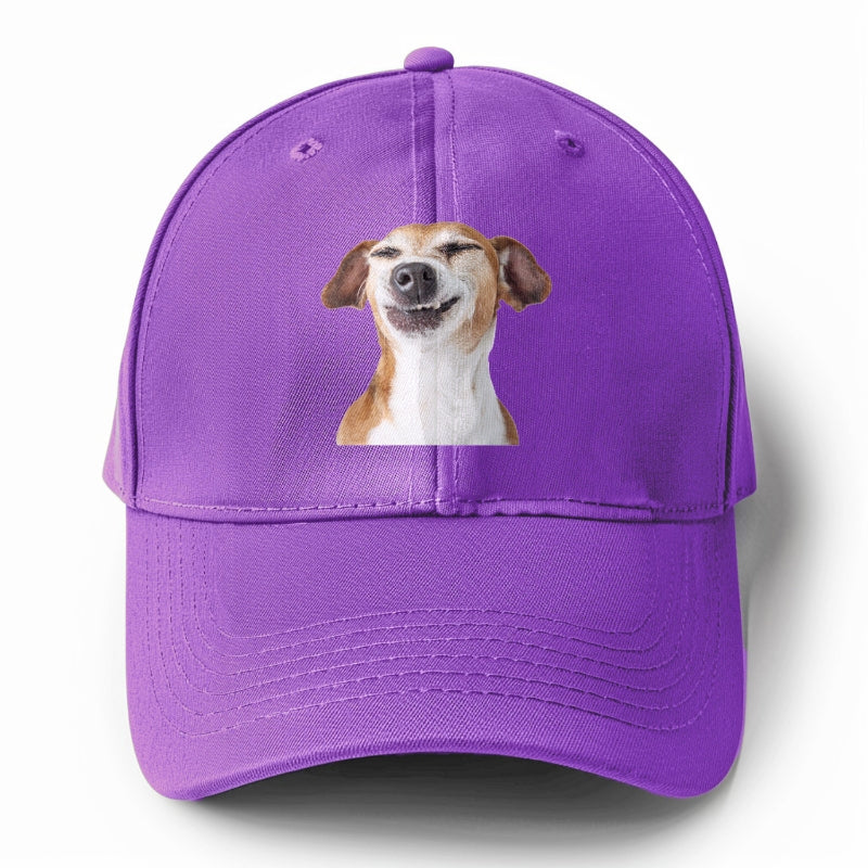 Joyful Jack Russell Terrier with a beaming, toothy smile Hat