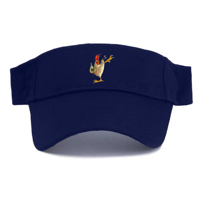 Crazy Rooster Fantasy Art Hat