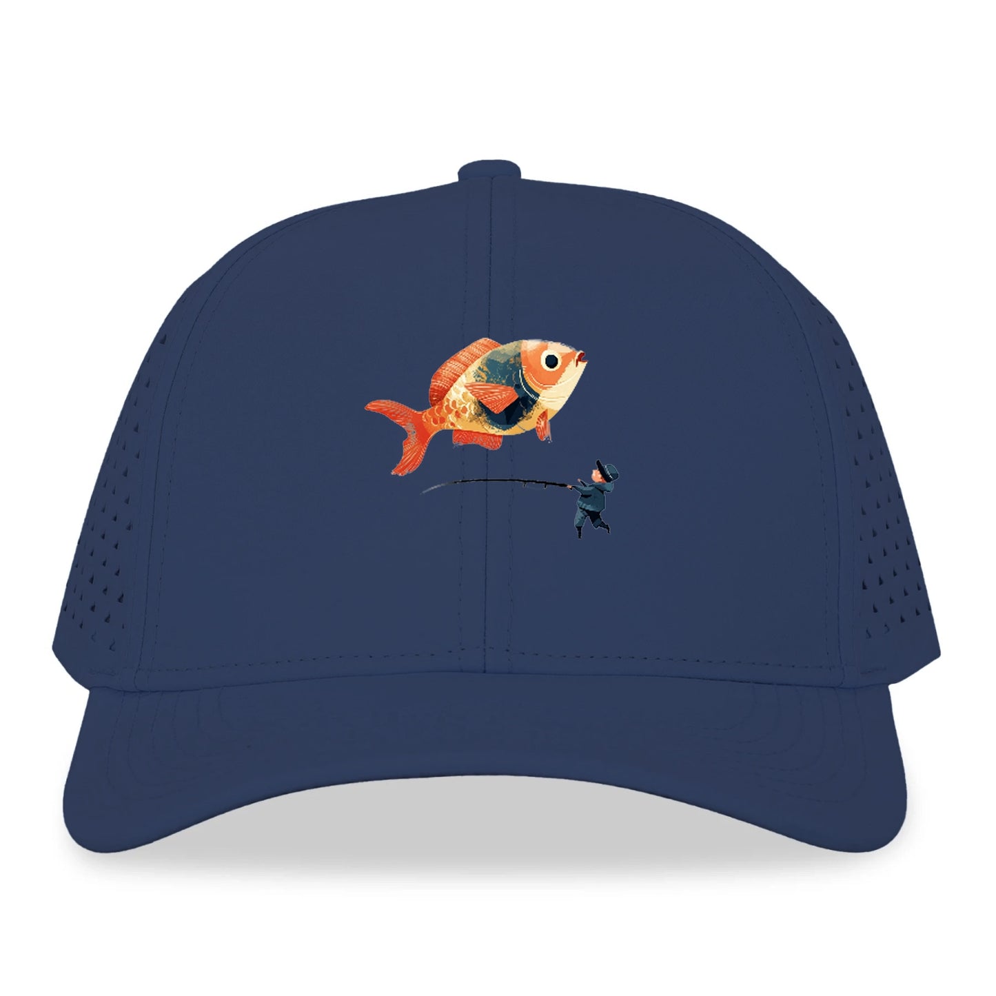 Big Catch  Man and Fish Hat