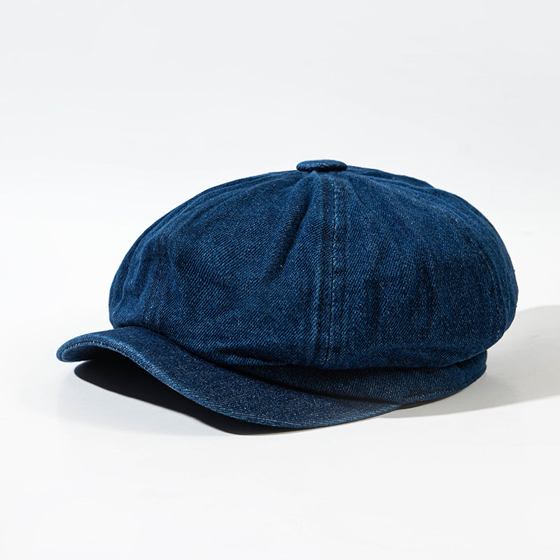 Premium Reversible Beret Hat - Versatile and Chic Hat for Autumn/Winter Sun Protection