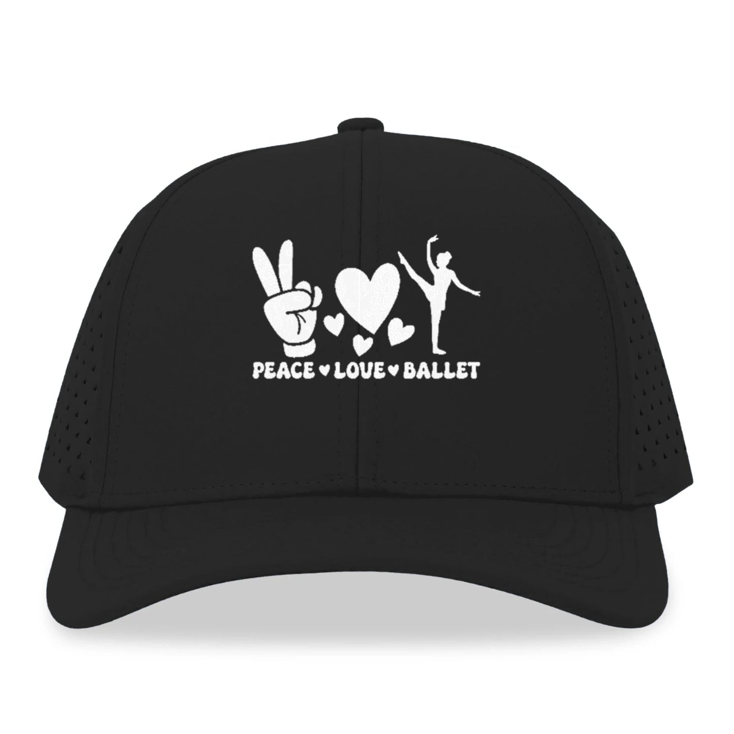 peace love ballet Hat