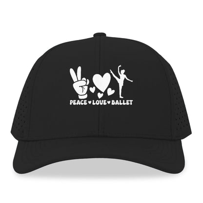 peace love ballet Hat