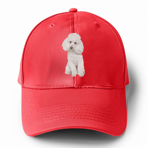 Poodle Solid Color Baseball Cap