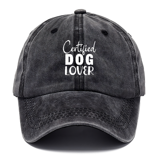 Certified dog lover Hat