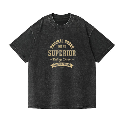 Original Goods Since 1970 Superior Vintage Denim Limited Edition Vintage T-shirt