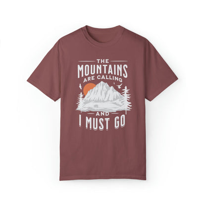 The Mountainous Wanderer: Answering the Call with Style T-Shirt - Pandaize