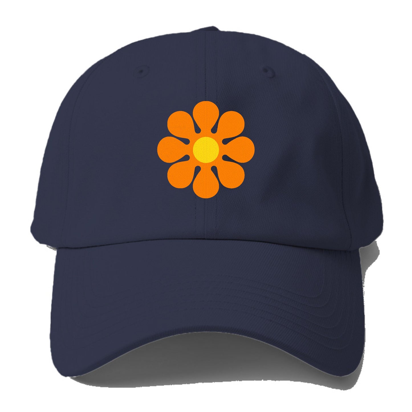 Retro 80s Flower Orange Hat