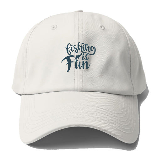 Fishing Is Fun Baseball Cap For Big Heads