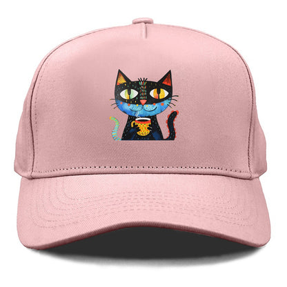 Coffee Cat Vibrant Mornings Hat