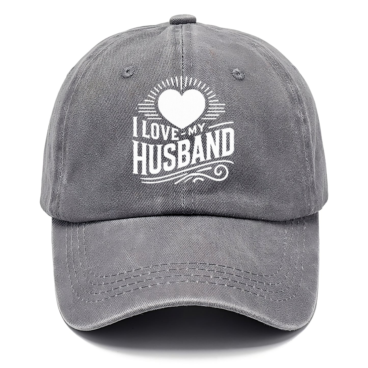 i love my husband Hat