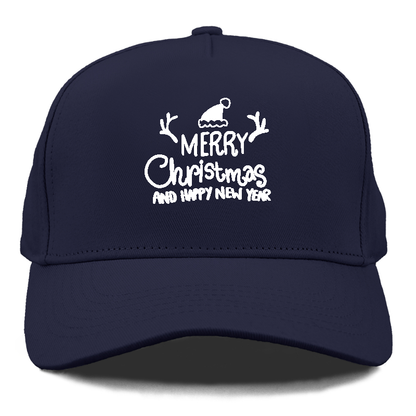 Merry Christmas and Happy New Year Hat