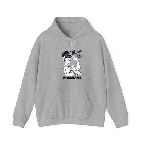 Filipino Girl Unbreakable Hooded Sweatshirt