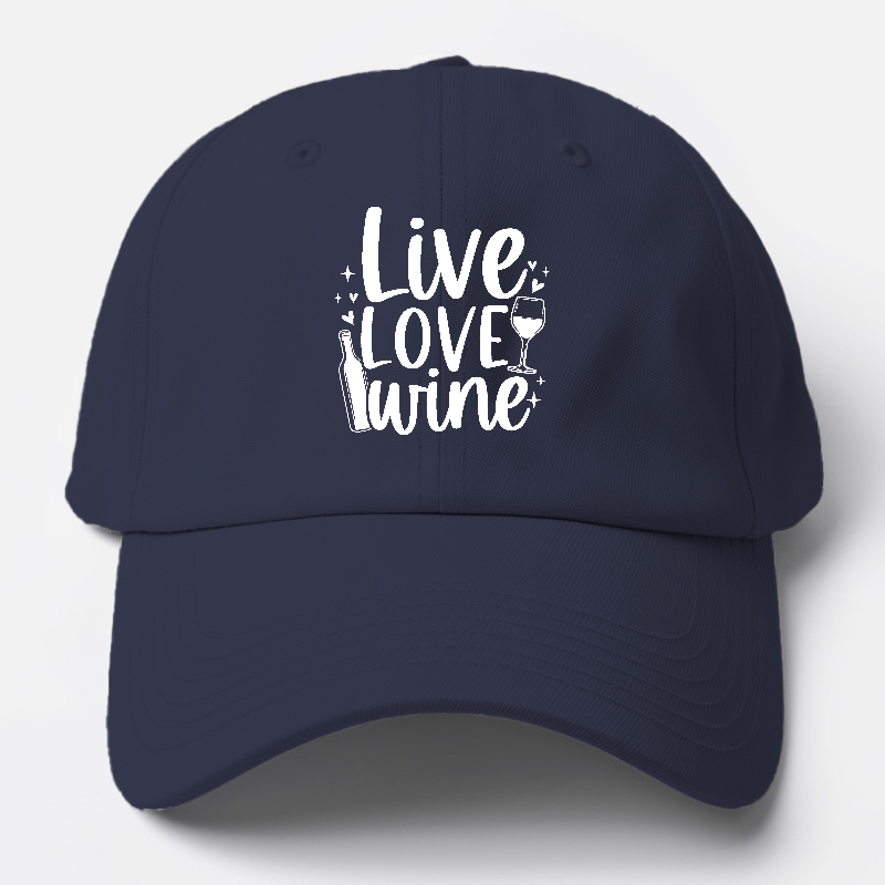 live love wine Hat