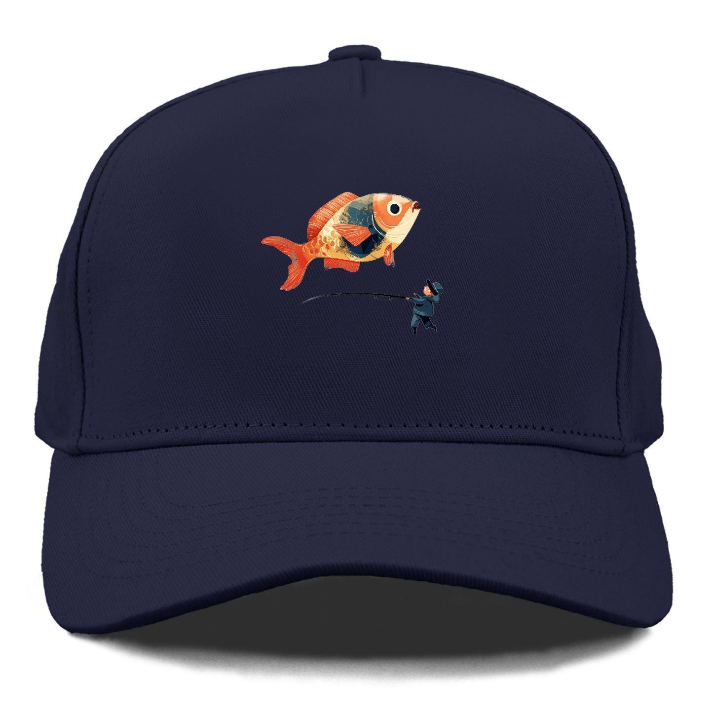 Big Catch  Man and Fish Hat