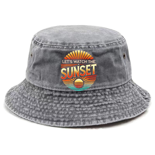 let's watch the sunset Hat