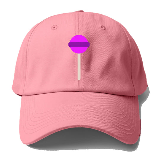 Retro 80s Lollipop Purple Hat