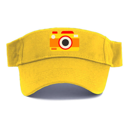 Retro 80s Camera Yellow Hat