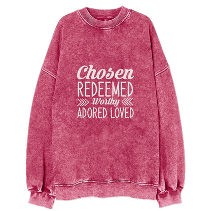 Chosen redeemed worthy adored loved Hat