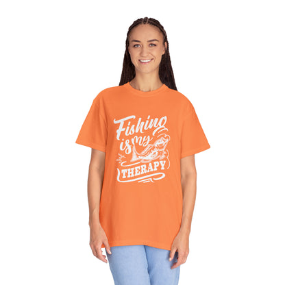 Revitalize Your Spirit with Every Cast: Fishing Therapy T-Shirt