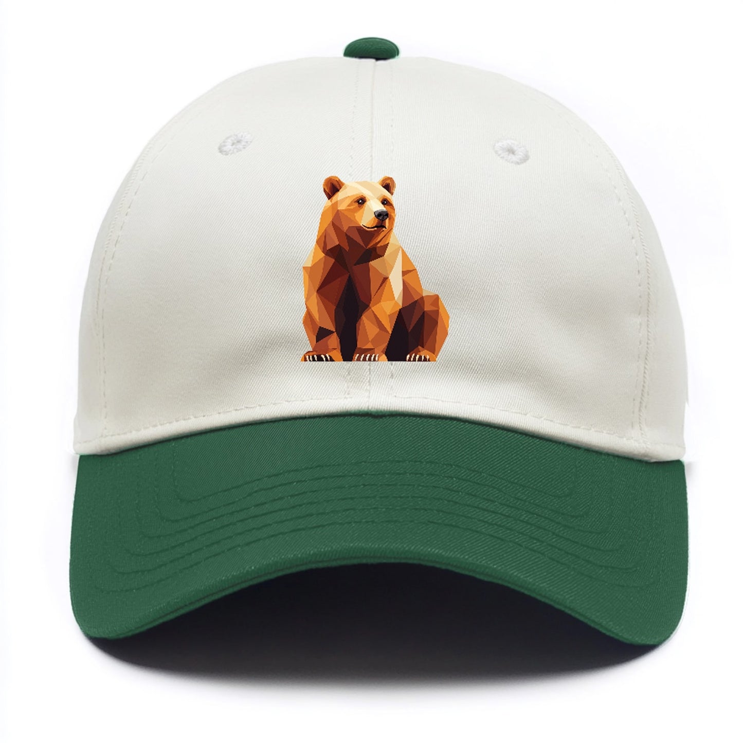 Geometric Bear in Rest Hat