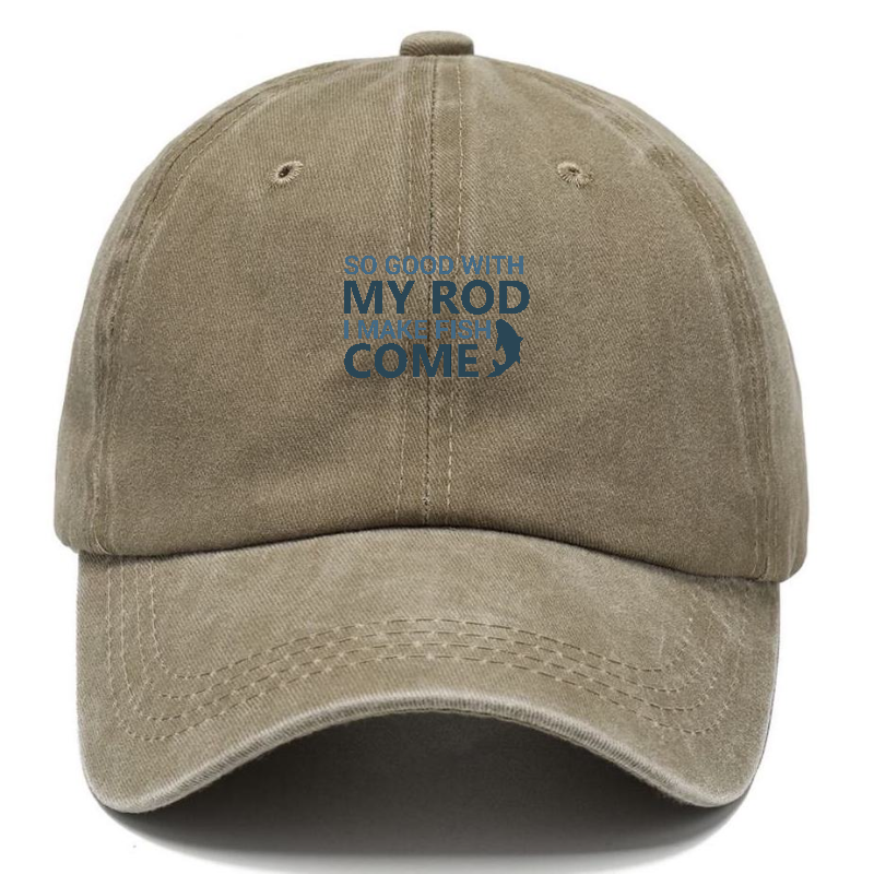 So good with my rod i make fish come Hat