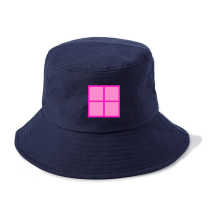 Retro 80s Tetris Blocks Pink Hat