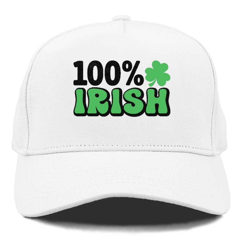 100 Percent Irish Clover Hat