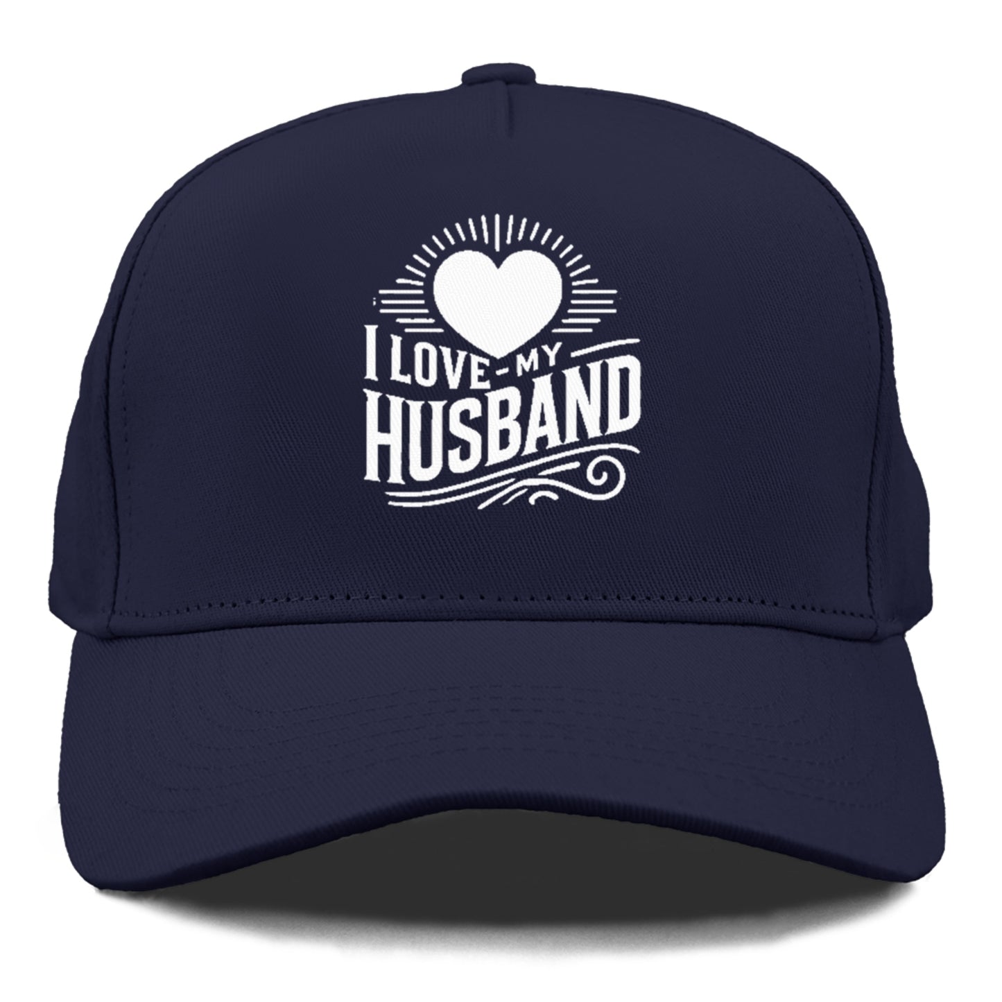 i love my husband Hat