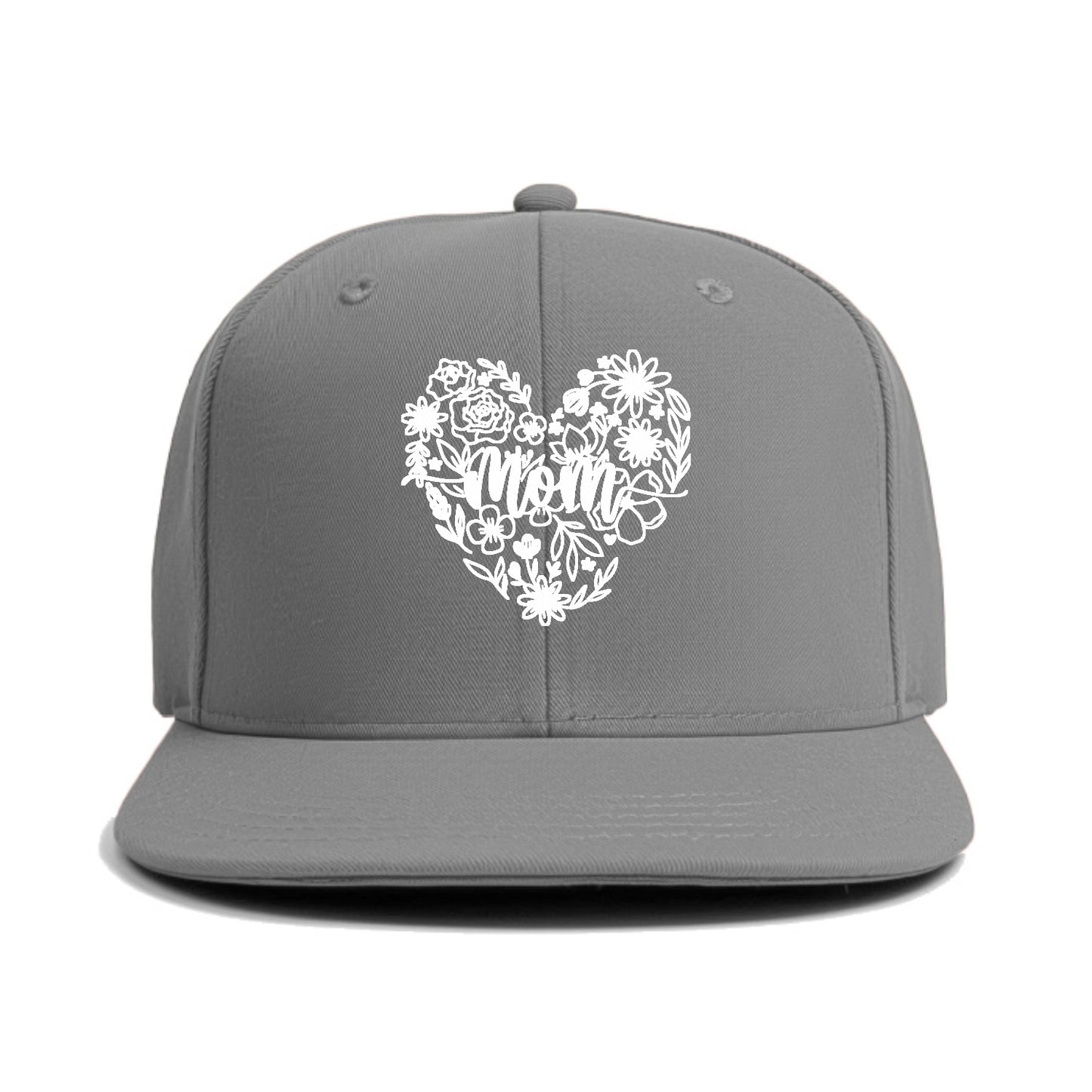 mom floral heart Hat