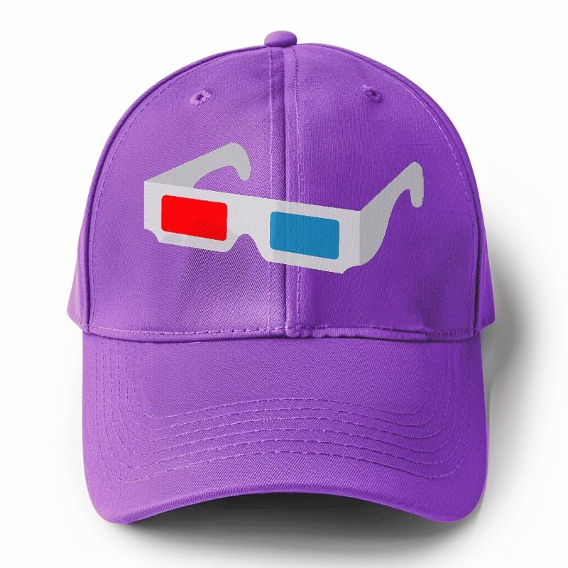 Retro 80s 3D Glasses Hat