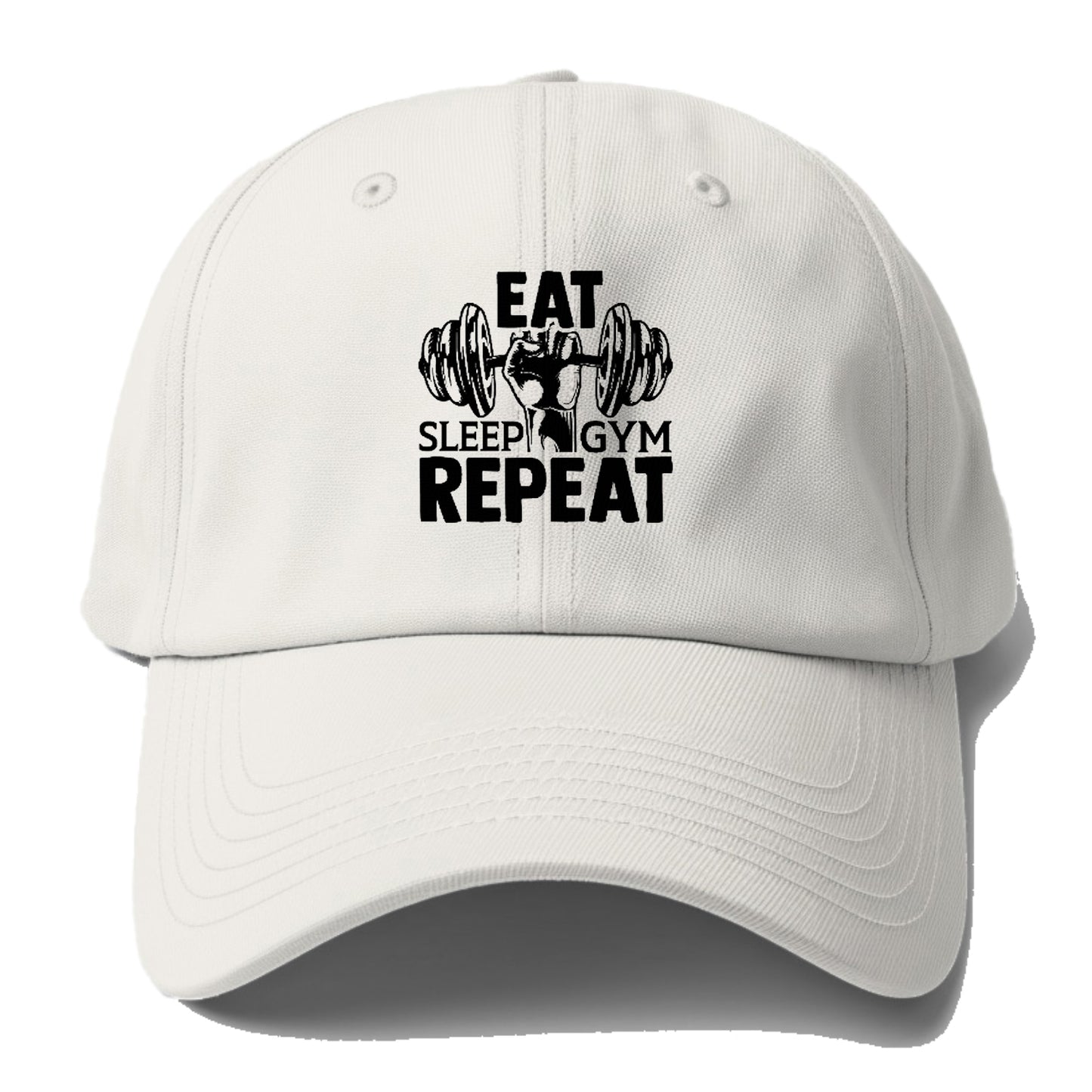 eat sleep gym repeat Hat