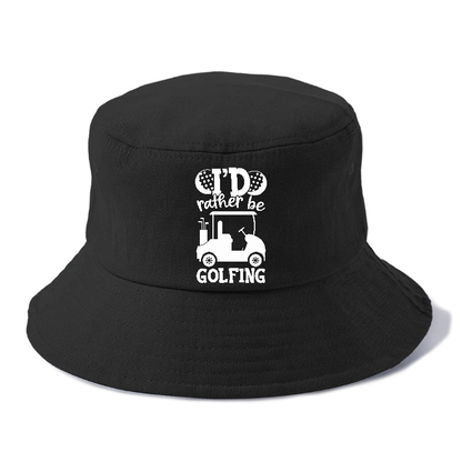 I'd Rather Be Golfing V2 Hat