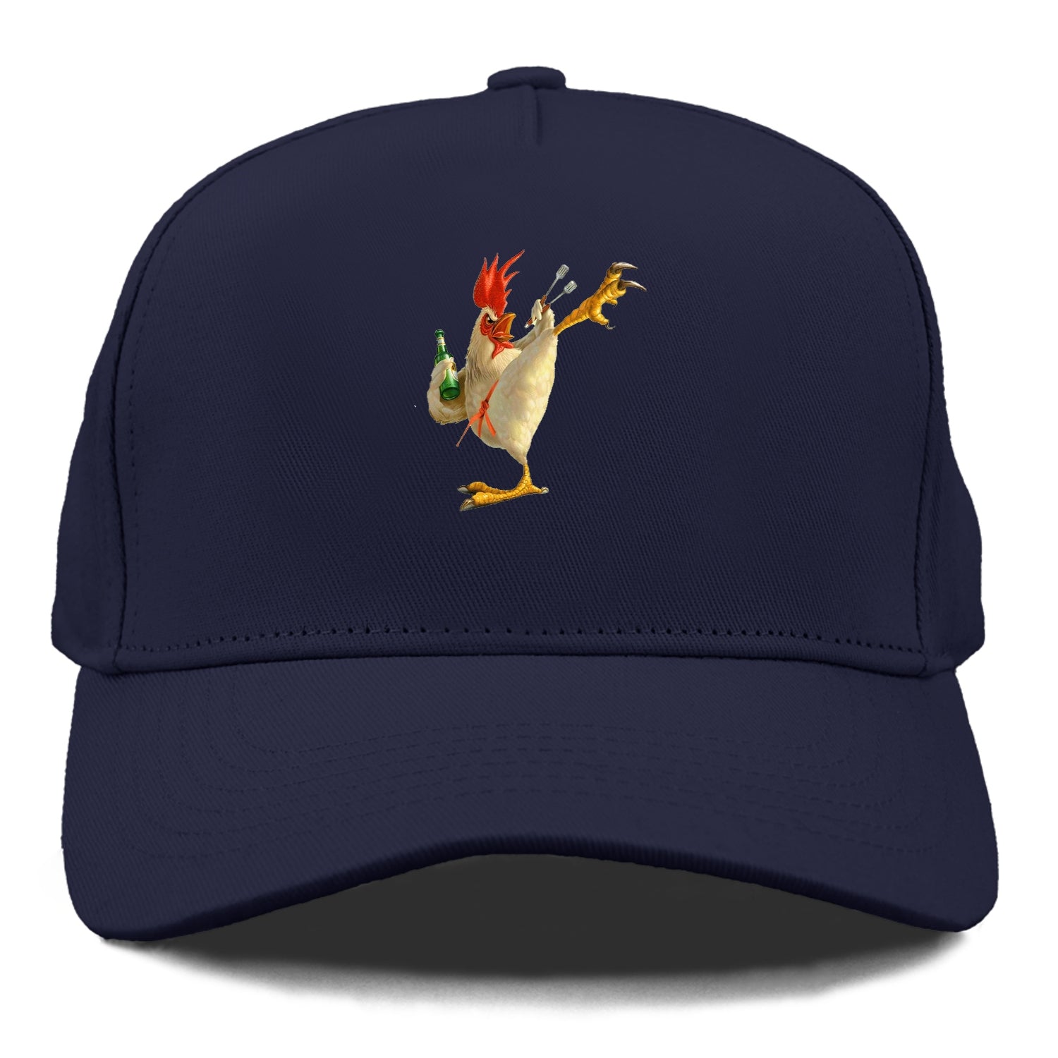 Crazy Rooster Fantasy Art Hat