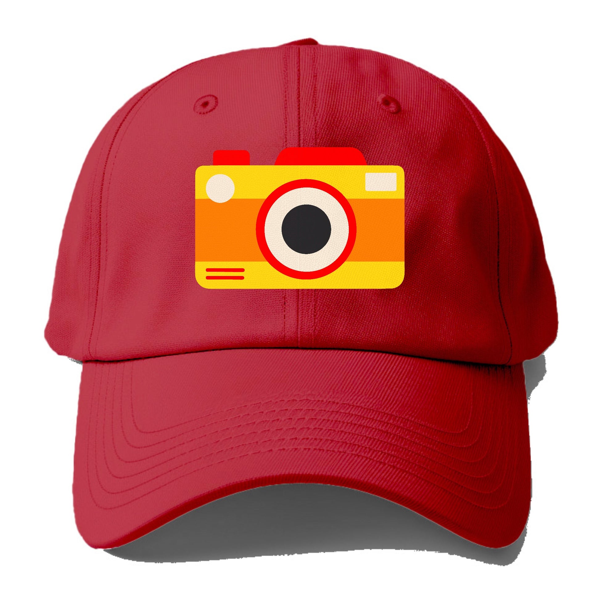 Retro 80s Camera Yellow Hat