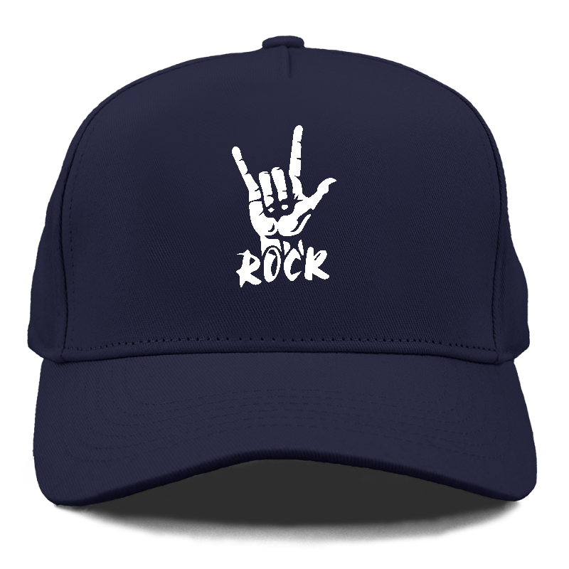 hand horns and rock Hat