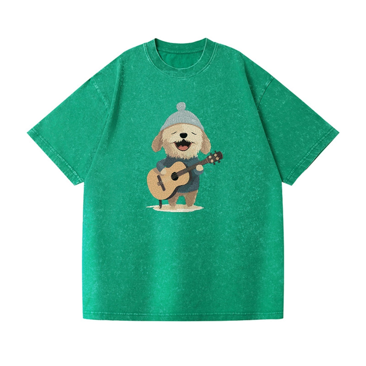 dog playing guitar Hat