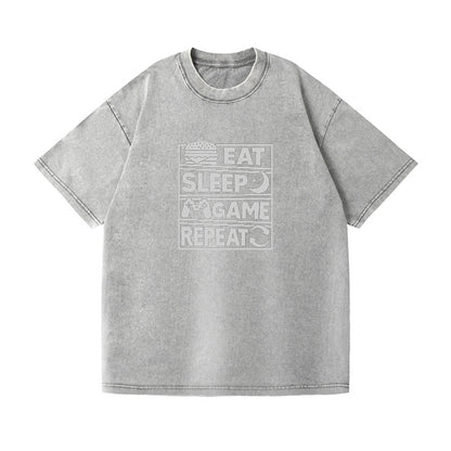 Eat Sleep Game Repeat Hat