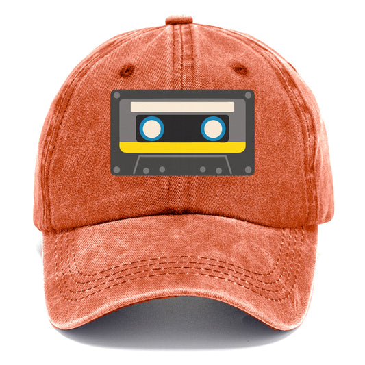 Retro 80s Cassette Black Hat