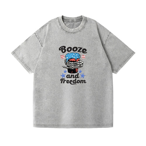 Booze And Freedom Vintage T-shirt