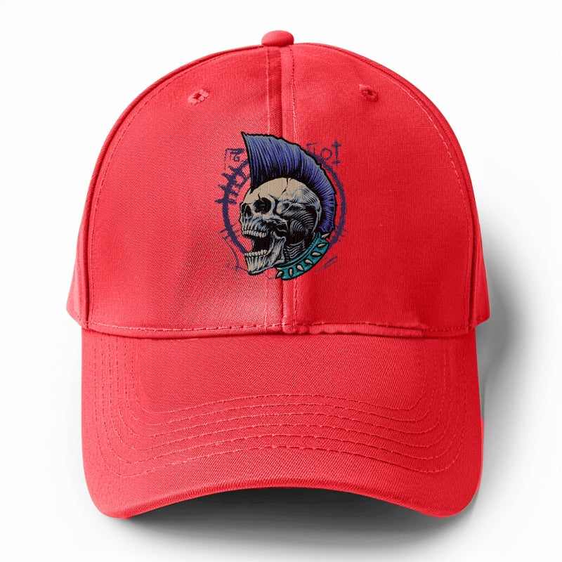 Scream punk skull head Hat